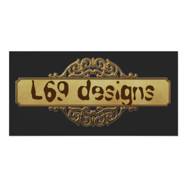  L69 DESIGNS GOLD BANNER POSTER (Front)