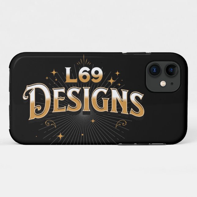 "L69 DESIGNS" logo                                 Case-Mate iPhone Case (Back (Horizontal))