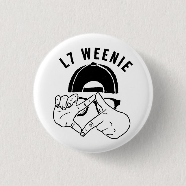 L7 Weenie 3 Cm Round Badge (Front)