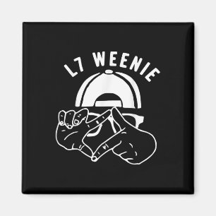 L7 Weenie Baseball Softball Season Apparel  Magnet