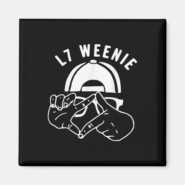 L7 Weenie Baseball Softball Season Apparel  Magnet (Front)