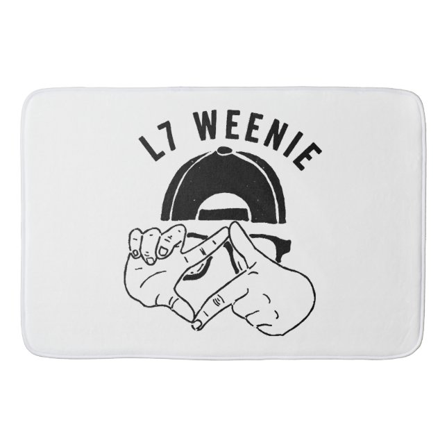 L7 Weenie Bath Mat (Front)