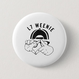 L7 Weenie Funny Youth Kids Boys Baseball _1 6 Cm Round Badge