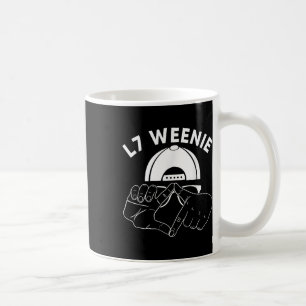 L7 Weenie Loser Hands Funny 90s Baseball Softball  Coffee Mug