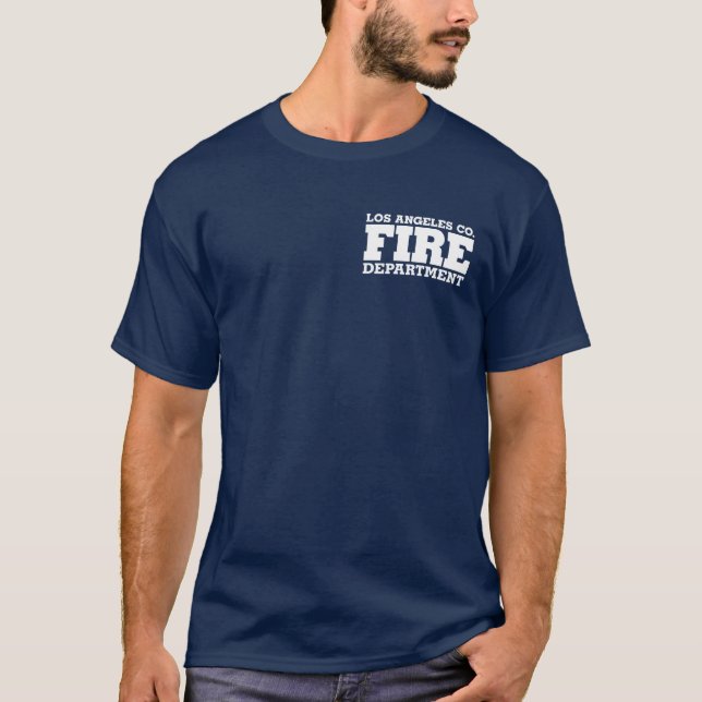 L.A. Co. F.D. Battalion 1 T-shirt (Front)