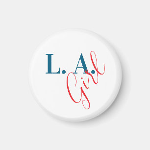 L. A. Girl Los Angeles Modern Minimalist Plain Magnet