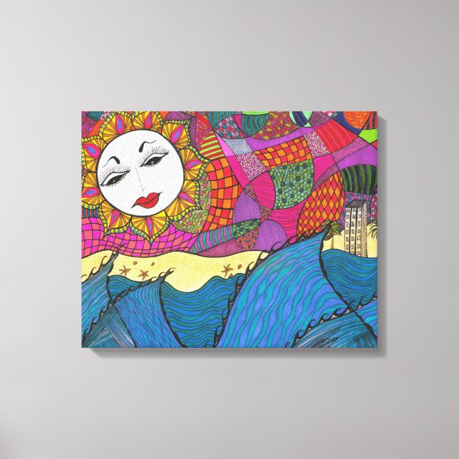 L.A. Sunset ~ Giclee Canvas Print (Front)