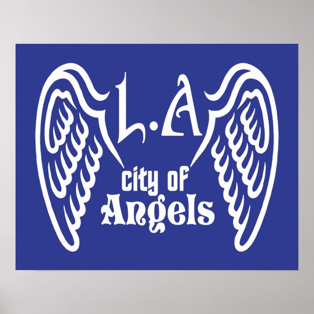 L.A. Wings custom colour poster (Front)