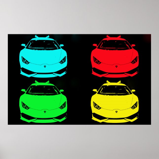 ~L ambo Pop Art~ CUSTOMIZE IT! Poster (Front)