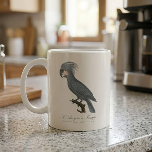 L’Ara gris à Trompe / Grey Palm Cockatoo  Coffee Mug