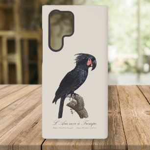 L' Ara Noir a Trompe / Palm Cockatoo  Samsung Galaxy Case