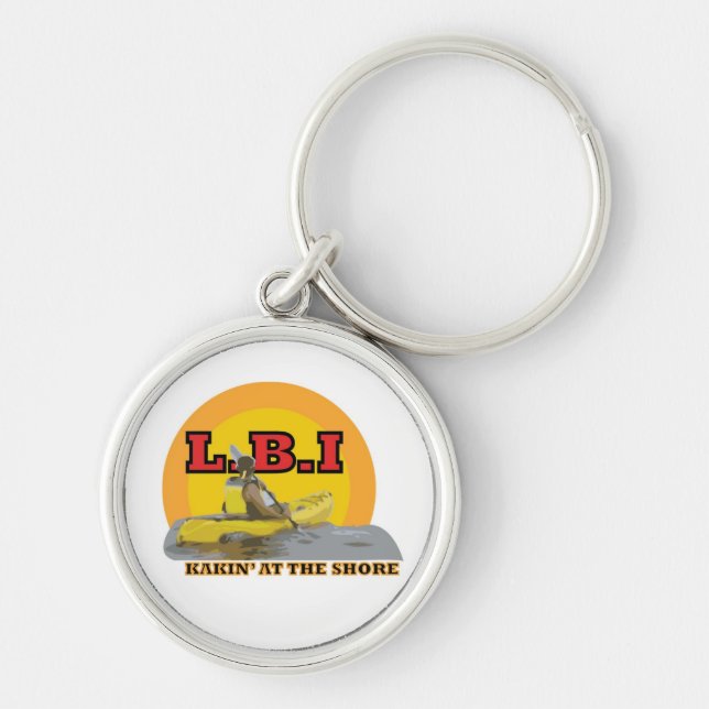 L.B.I Kakin' At The Shore Key Ring (Front)
