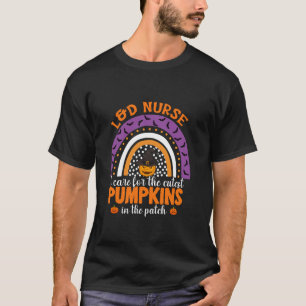 L D Nurse Cutest Pumpkins Halloween Rainbow Costum T-Shirt