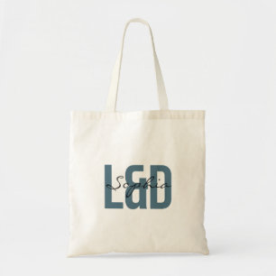 L&D Nurse Personalised Name Bold Typography Tote Bag
