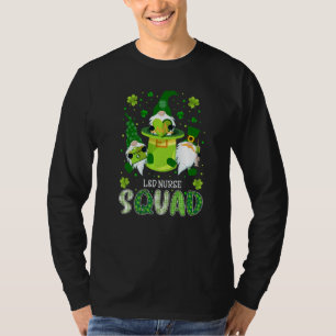L&D Nurse Squad Nursing St Patrick Day Gnomes Iris T-Shirt