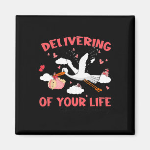 L D Valentines Day Delivering The Love Of Your Lif Magnet