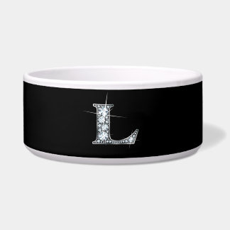 L "Diamond Bling" Pet Bowl