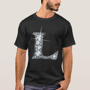 "L" Diamond Bling T-Shirt