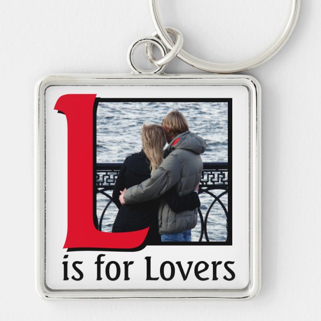L for Lovers Key Ring (Front)