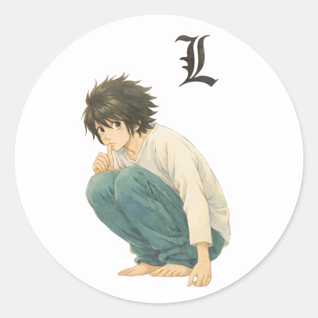 L Ghibli Classic Round Sticker (Front)