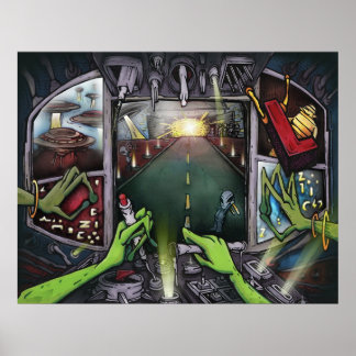 L is for landing site poster