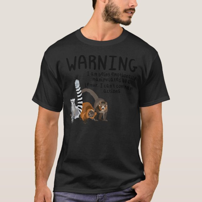 L Is For Lemur T-Shirt (Front)
