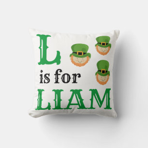 L is for Liam baby  Cushion