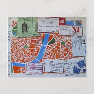 L is for London postcard