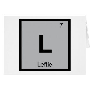 L - Leftie Chemistry Periodic Table Symbol