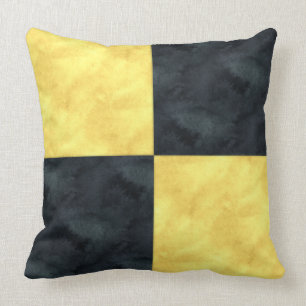 L Lima Watercolor Nautical Signal Maritime Flag Cushion