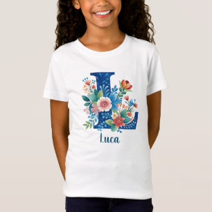 L Monogram ornate TEMPLATE T-Shirt