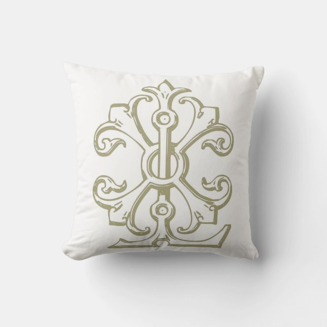 L Monogram Pillow #2 (Front)