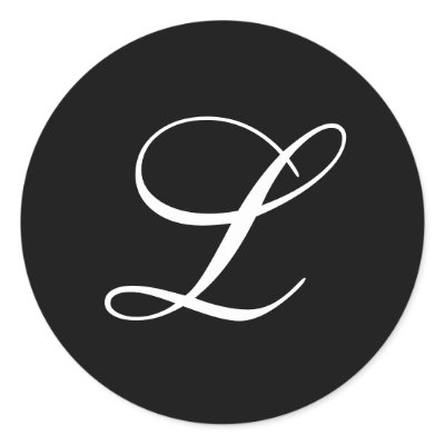 L Monogram | Monogram stickers, Monogram, Creative lettering