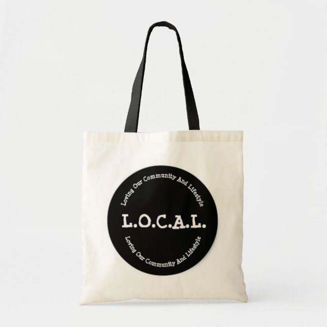 L.O.C.A.L. Shopping Tote Bag (Front)
