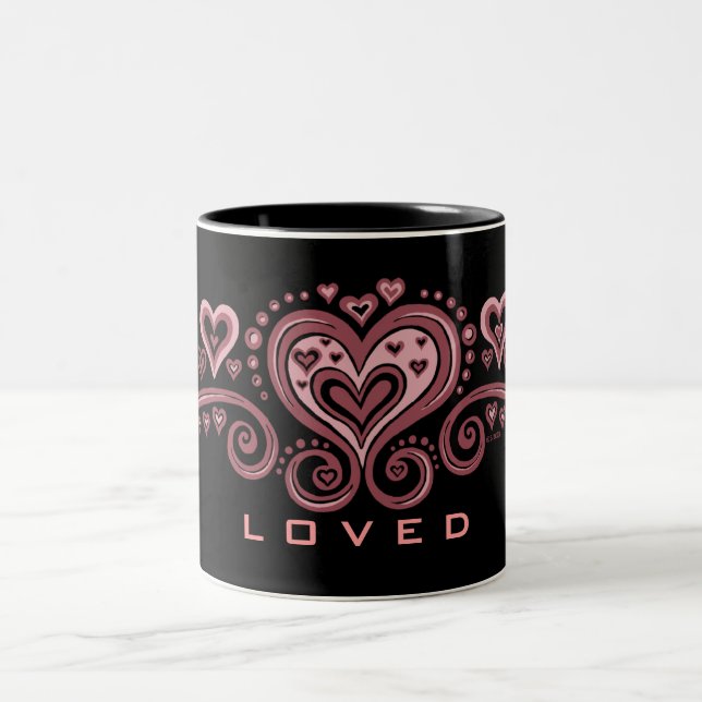 L O V E D! Two-Tone COFFEE MUG (Center)