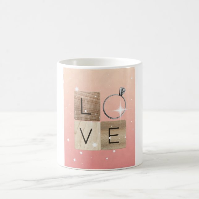 L-o-v-e Tiles Coffee Mug (Center)
