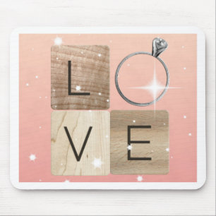 L-o-v-e Tiles Mouse Mat