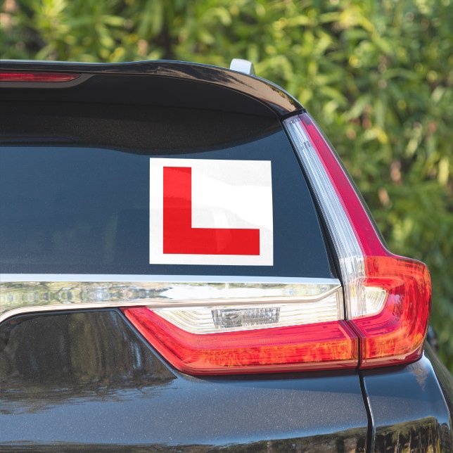 L Plate Learner Driver (Car Side)