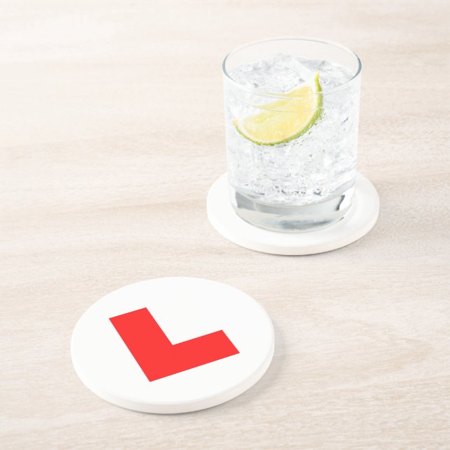 L-Plate Learner Driver / Bachelorette Hen Night Coaster (Side)