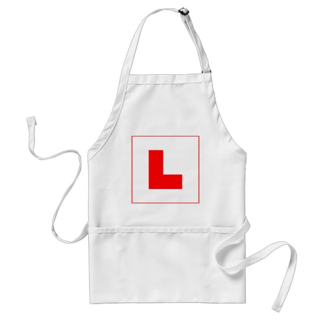 L-Plate Learner Driver / Bachelorette Hen Night Standard Apron (Front)