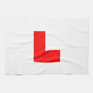 L-Plate Learner Driver / Bachelorette Hen Night Tea Towel