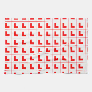 L-Plate Learner Driver / Bachelorette Hen Night Tea Towel