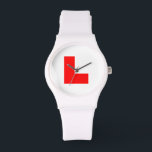 L-Plate Learner Driver / Bachelorette Hen Night Watch<br><div class="desc">Funny Novelty L-Plate Learner Driver Sign / Bachelorette Hen Night Party.

Globe Trotters specialises in idiosyncratic imagery from around the globe. Here you will find unique Greeting Cards,  Postcards,  Posters,  Mousepads and more.</div>