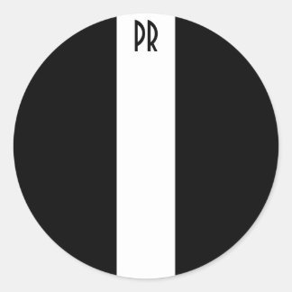 l, PR Classic Round Sticker