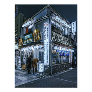 L-size izakaya in Tokyo Photo Print