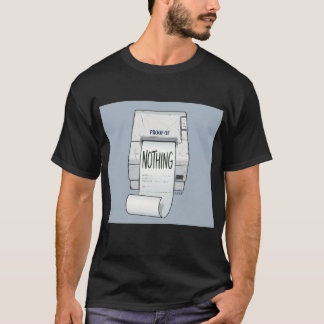 L.U.S.A - Proof of Nothing - Funny Receipt Printer T-Shirt