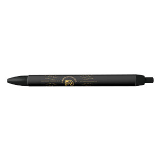 L.W.H. Properties Burst Logo Black Ink Pen