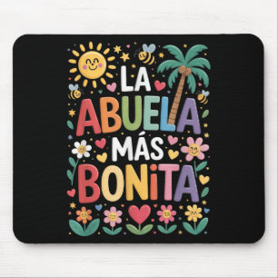 La Abuela Más Bonita Mum Cute Abuela Grandma Mothe Mouse Mat