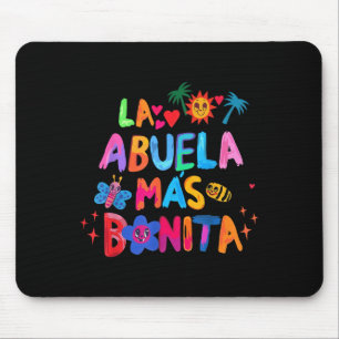 La Abuela Más Bonita Mum Cute Grandma Mother's Day Mouse Mat