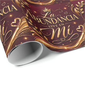 La abundancia vive en mi wrapping Paper |Salmo 23 